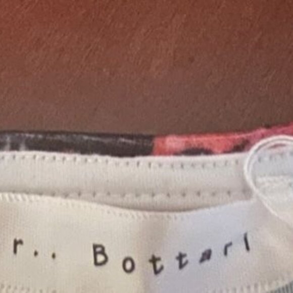 Her Bottari Womens Floral Long Sleeve V-Neck‎ Bodysuit velvet  snap closure - Picture 5 of 7